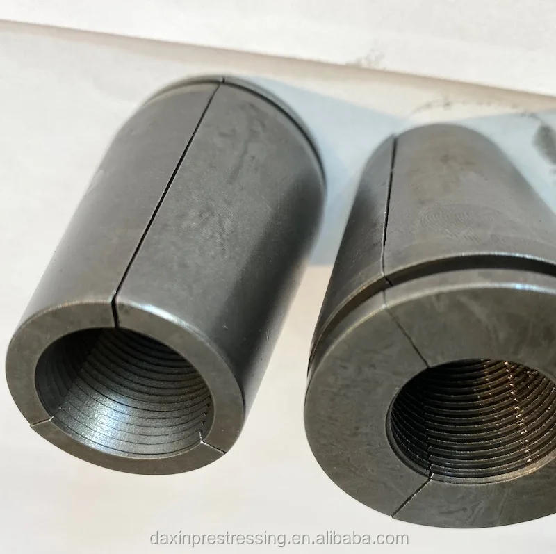 12.7mm 15.2mm Cable Wire Grips 2 Piece Cable Clip 3 Parts Steel Wedge Clamp for PC Strand