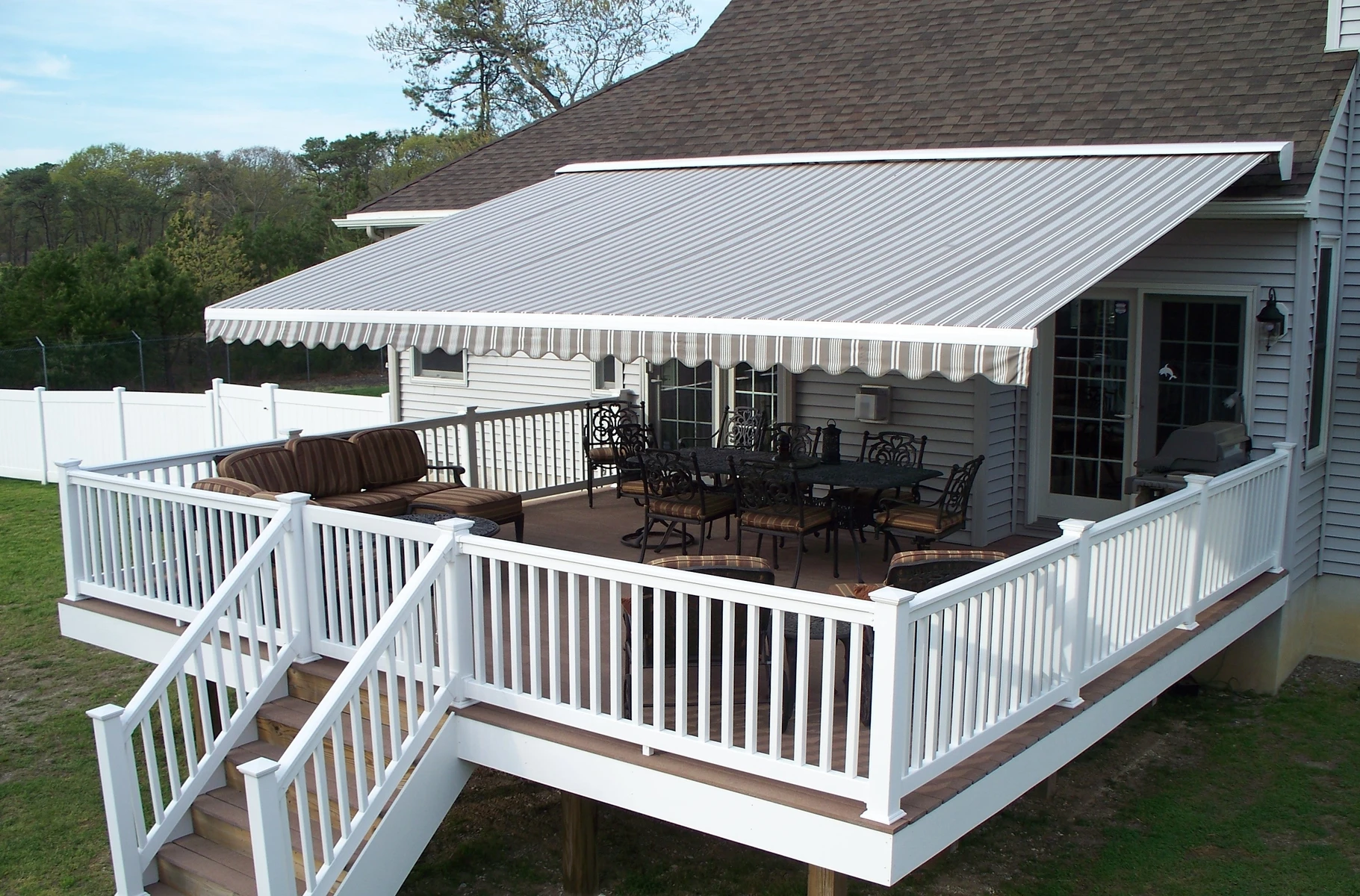 XZ OEM ODM Hooeasy&Homey BSCI aluminum patio garden roof awning for outdoor BBQ