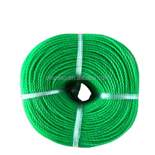 3 Strands Fishing Twisted Twine PE Rope for Packaging Rope