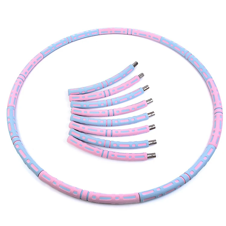 
 Оборудование для фитнеса для взрослых, съемные кольца Hula из нержавеющей стали с утяжелителем для бодибилдинга  