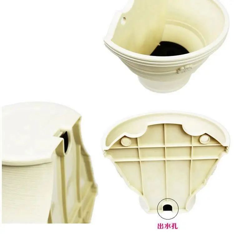 
Plastic Wall Hanging Flower Pots Plant Hanging Orchid Plant Pots For Living Room Corner Balcony 