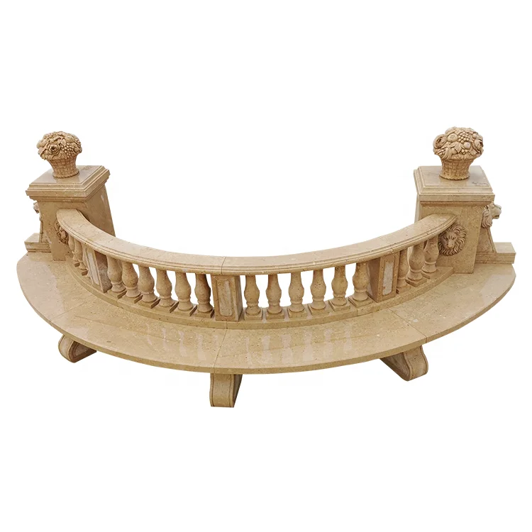 Factory direct sale exquisite hand-carved marble benches