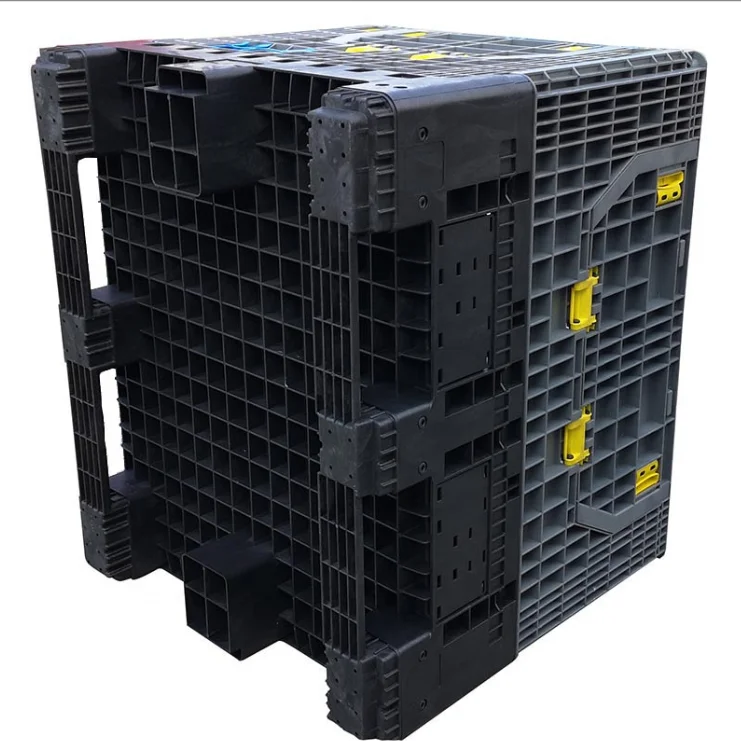 1200x1000x760mm Large size  Plastic Stackable agricultural fishery pickle container Container pallet box crate