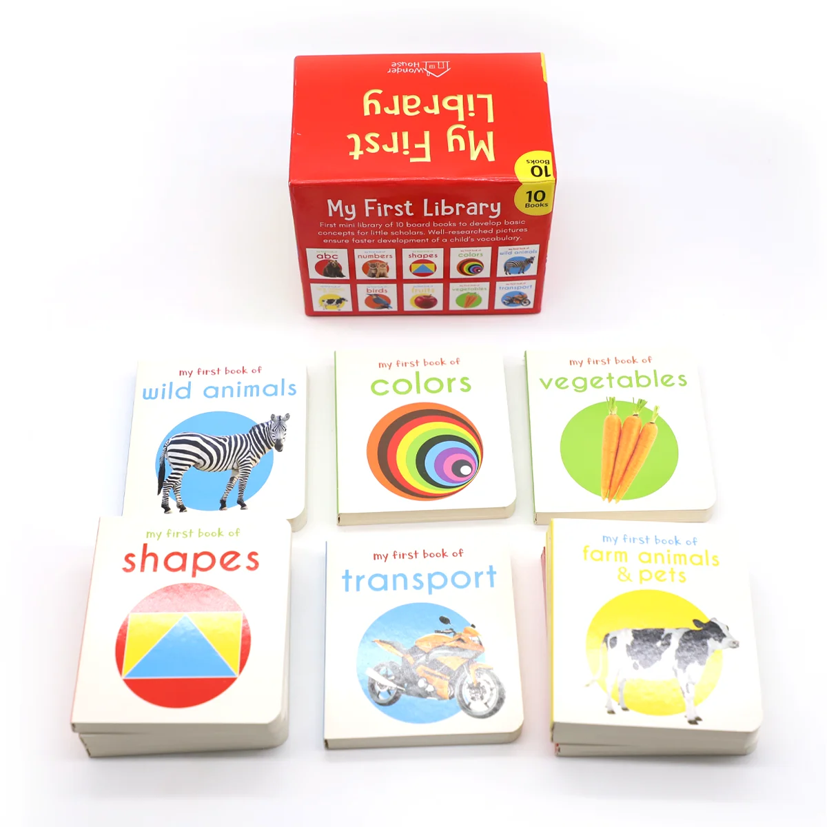 Professional custom hardcover children cardboard books set/Baby board book printing