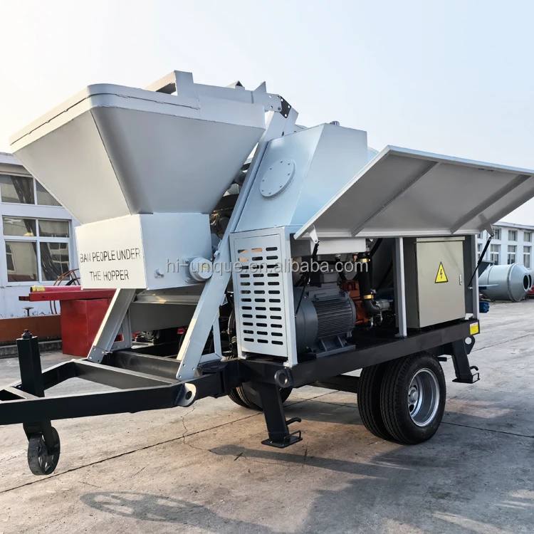Dry mortar concrete mixer pump concrete mixers pump parts mobile concrete pumps and mixer with cheap price