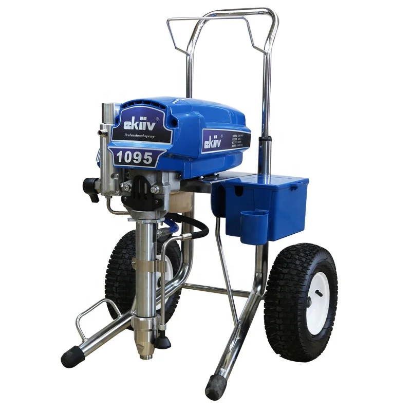EKIIV Industrial Wall Stucco High Pressure Pneumatic Airless Spray Painting Electromechanical White Cement Concrete Wall Sprayer