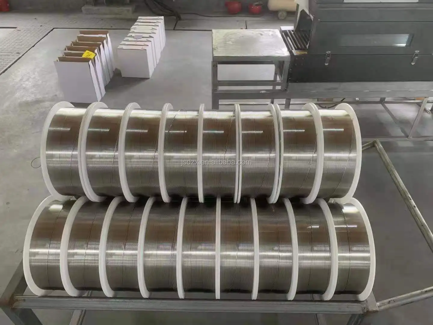 ErNi-1 MIG and TIG welding wire available in sizes of 0.8mm, 1.0mm, 1.2mm, and 1.6mm, complying with AWS A5.14