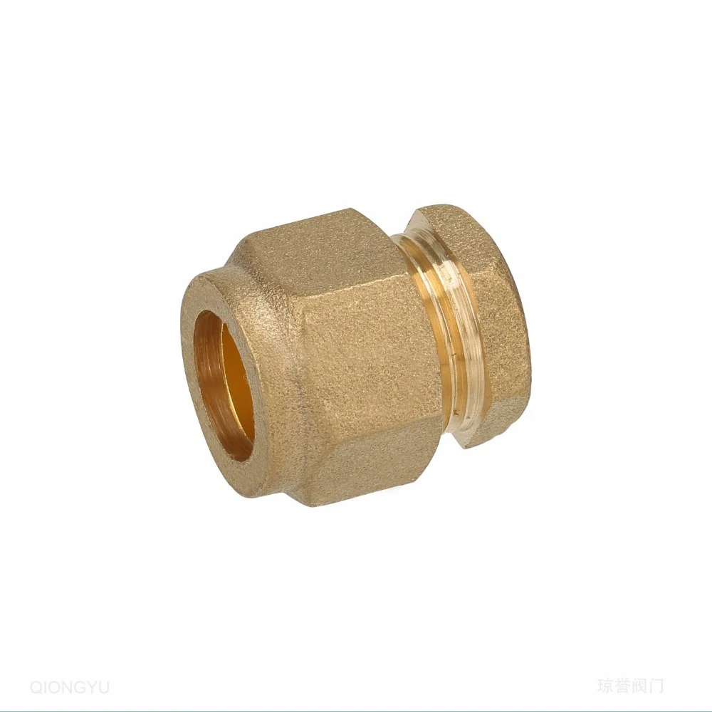Copper Tube Fitting Compression Fitting Brass Stop End Pipe Fitting