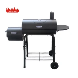 hot sale EUR. barbecue oven wood grill Wholesale Custom Outdoor Portable Steel Offset Charcoal BBQ Grills