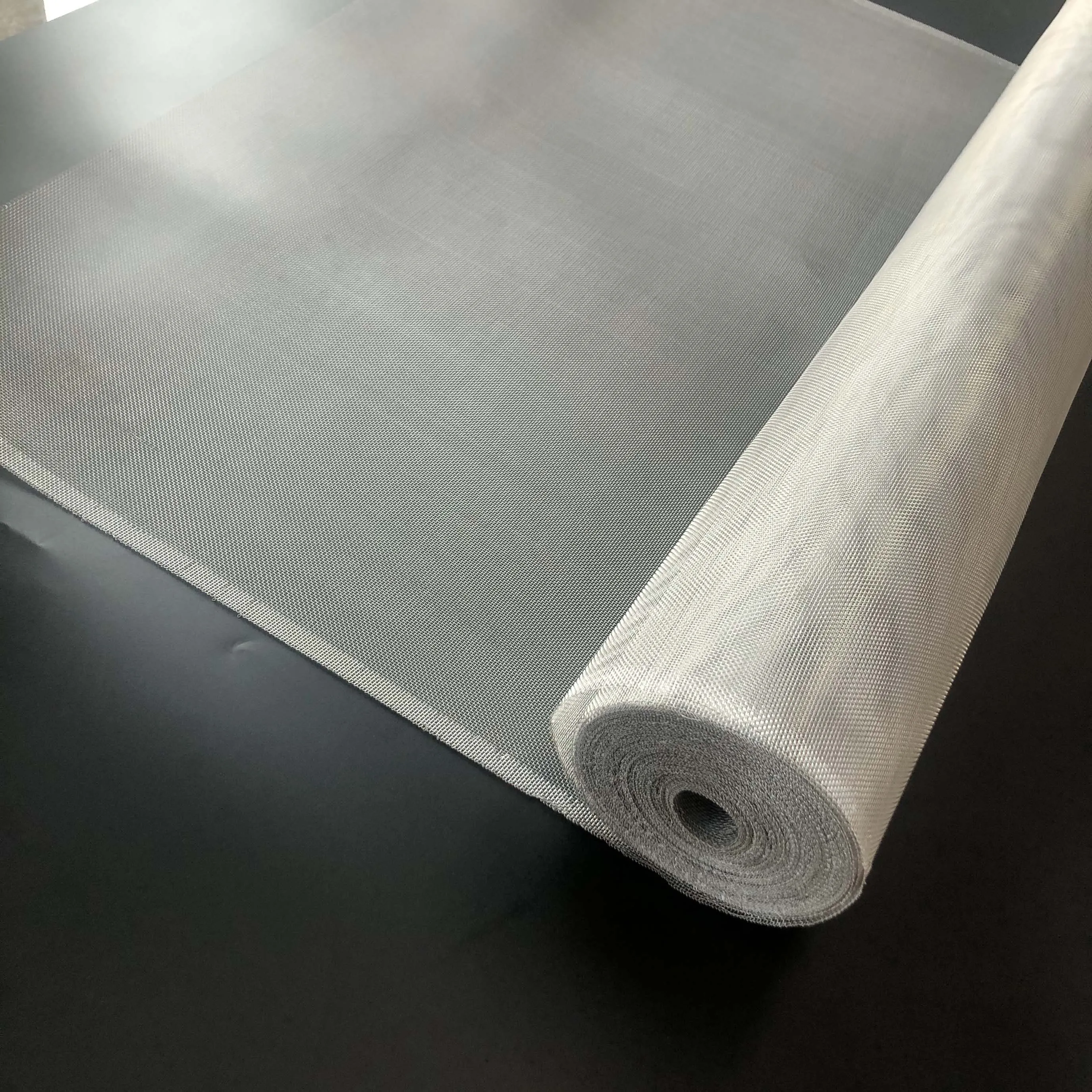 Поставка от производителя, безопасная металлическая занавеска с мелкой сеткой, Проволочная алюминиевая сетка