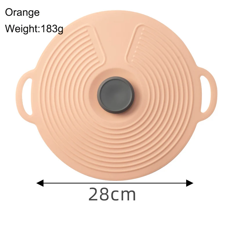 2023 New Arrivals Food Grade Silicone Pot Cup Cover Suction Kitchen Silicone Lid For Bowls