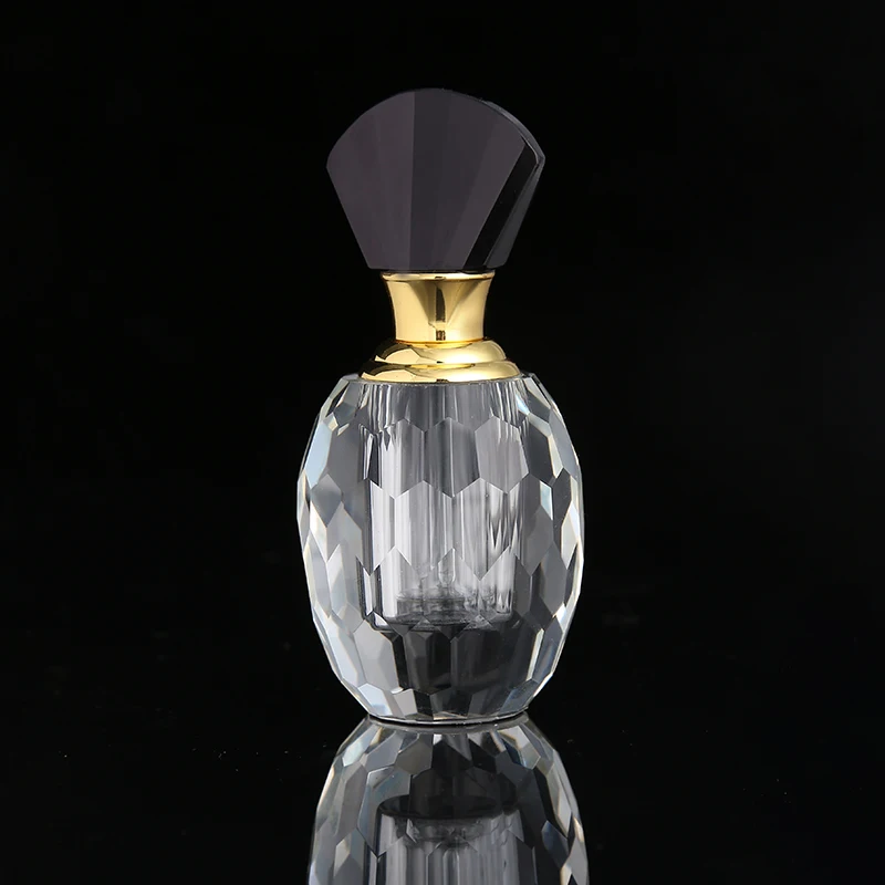 CJ -Wholesale Modern 3ml Luxury  Decor Home Bedroom Centerpiece Empty Attar Crystal Perfume Oil Bottle