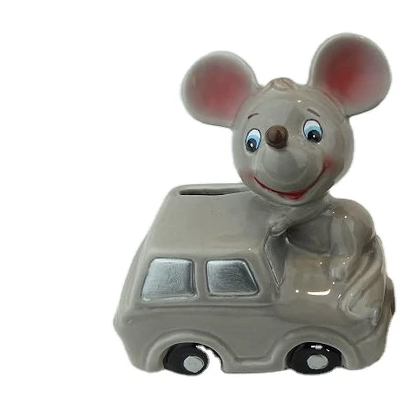 Year of The Rat Mouse Piggy Bank 2020 Chinese New Year Mouse Mascot Doll Piggy Banks Gift for Kids Novelty