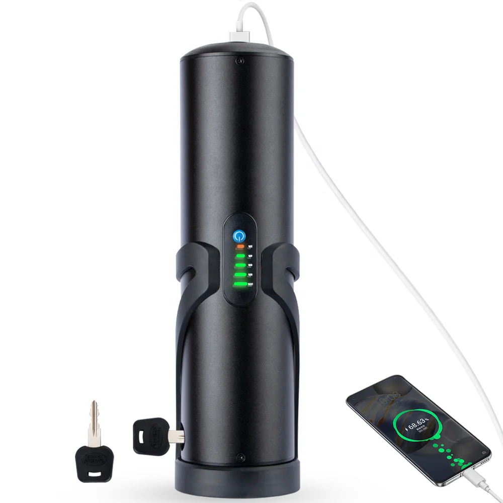 36V 500W Lithium Battery for E-Bikes 10Ah Capacity with 20A BMS LED Display Charger for Electric Scooters and Bicycles