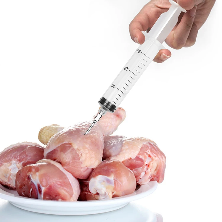 
Hot Selling Turkey Chicken Meat Seasoning Sauce Flavor Syringe Marinade Injector Barbecue Syringe Marinade bbq injector 