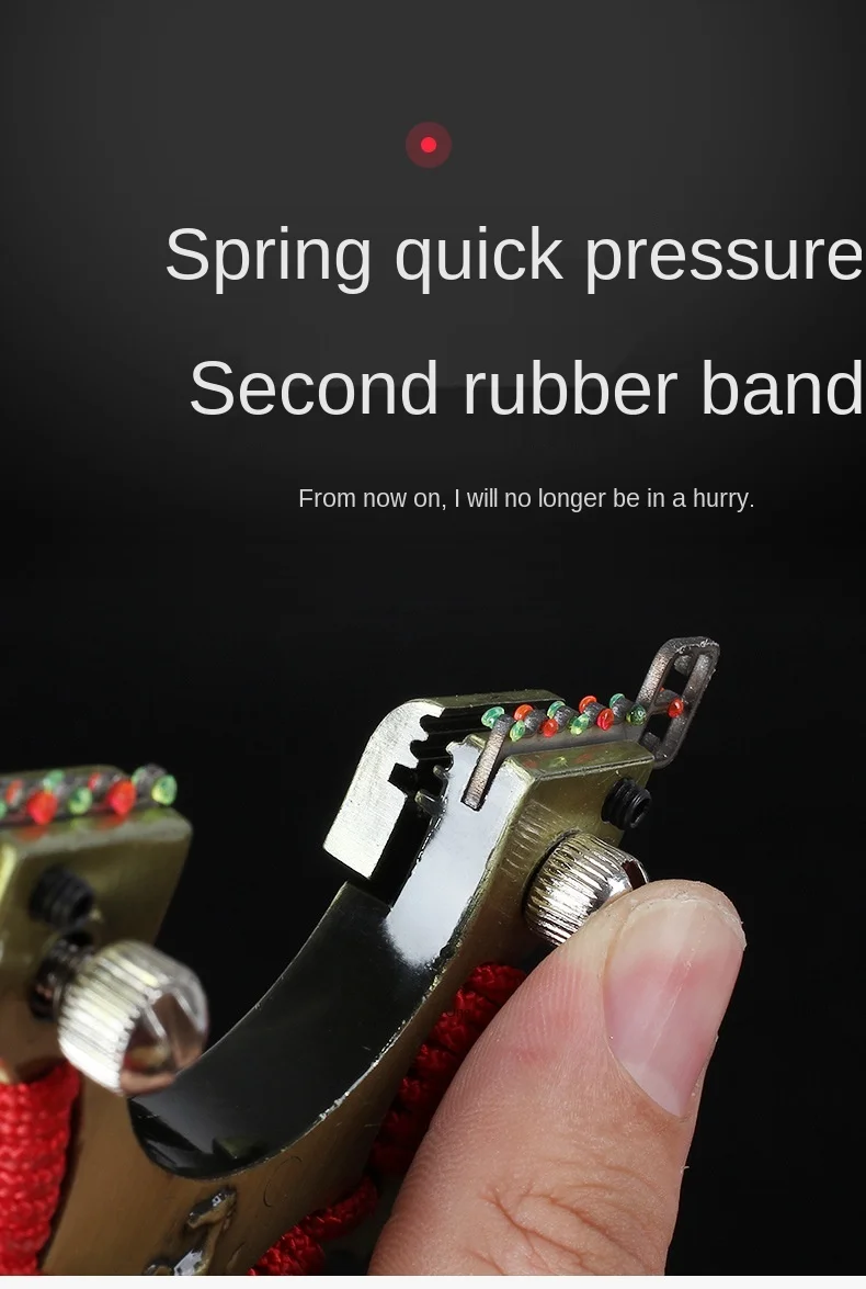 New resin slingshot powerful catapult laser aiming point with rubber band outdoor hunting shot