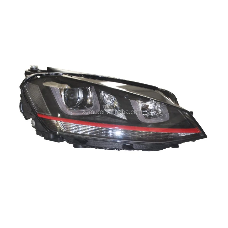 For Golf 7 MK7 Led Dual U Xenon HID head lamp 2014-2017