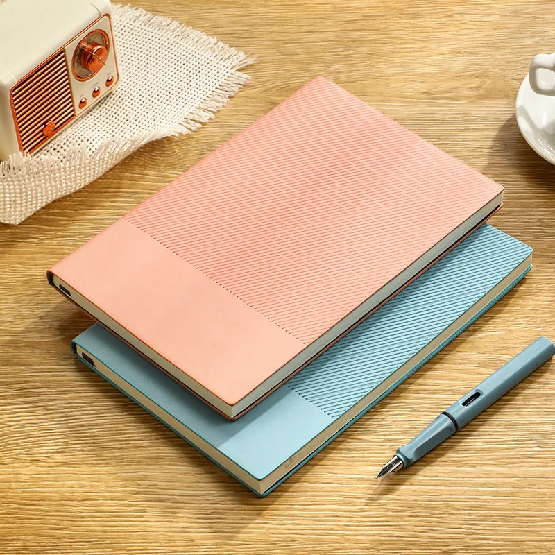 Wholesale Nice Quality Pu Leather Notebook Custom Diary Printing For Stationary Hardcover Journal Notebook