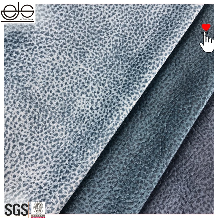 Cheap faux suede by the yard eco leather fabric
