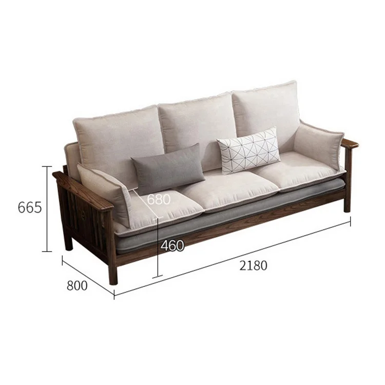 
High quality modern wood fabric sofa living room furniture set wooden soft single love seat 3 seaters sofa design made in China 