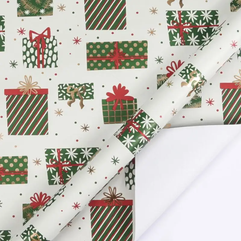 Christmas PRESENTS Custom Beautiful Roll Wrapping Paper Christmas Gift Wrapping Paper Rolls Wholesale Christmas Wrapping Paper