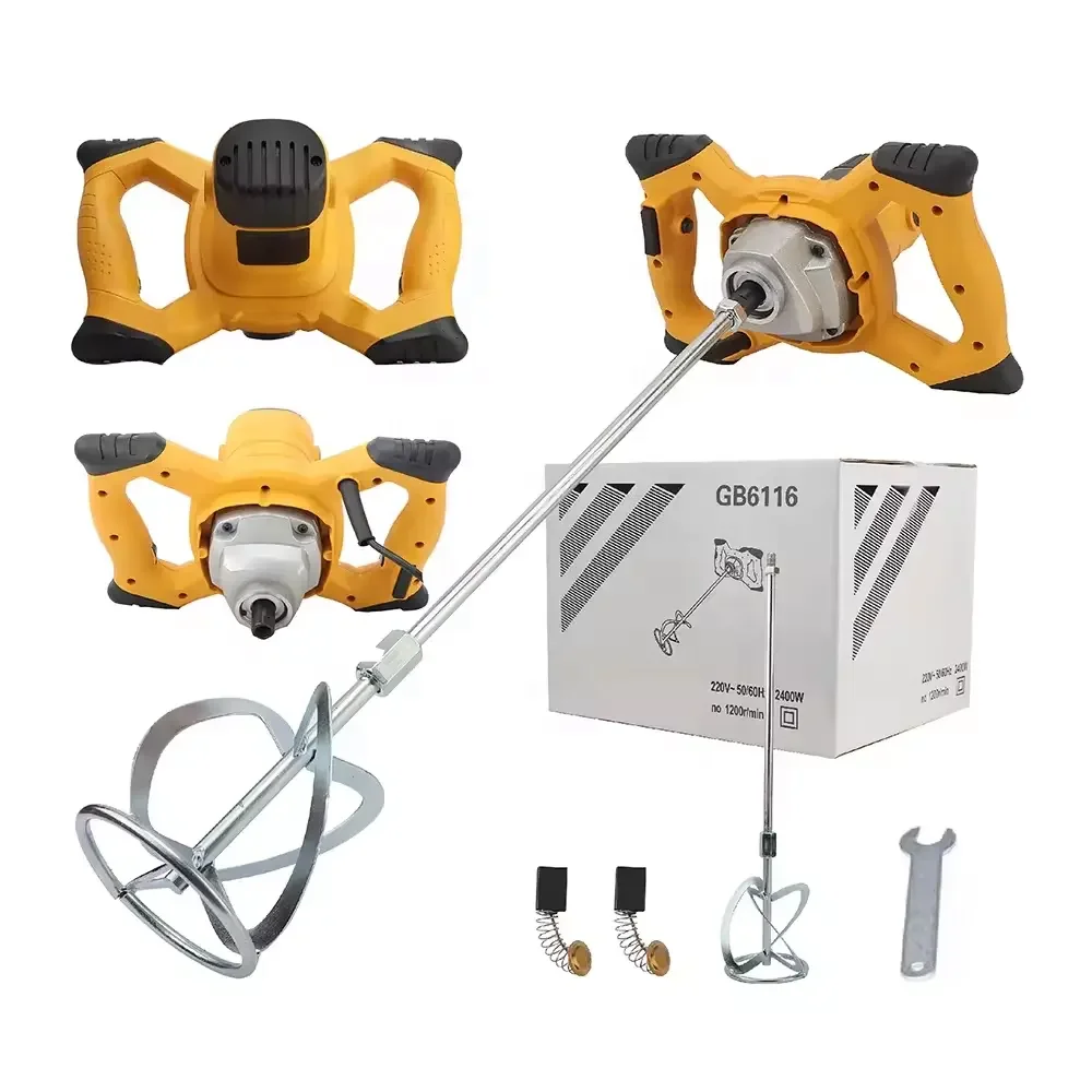 2400W Liquid Mixer Agitator Two Speed Slow Start-Soft Start Smooth Regulation Water Treatment Industrial Liquid Mixer Agitator