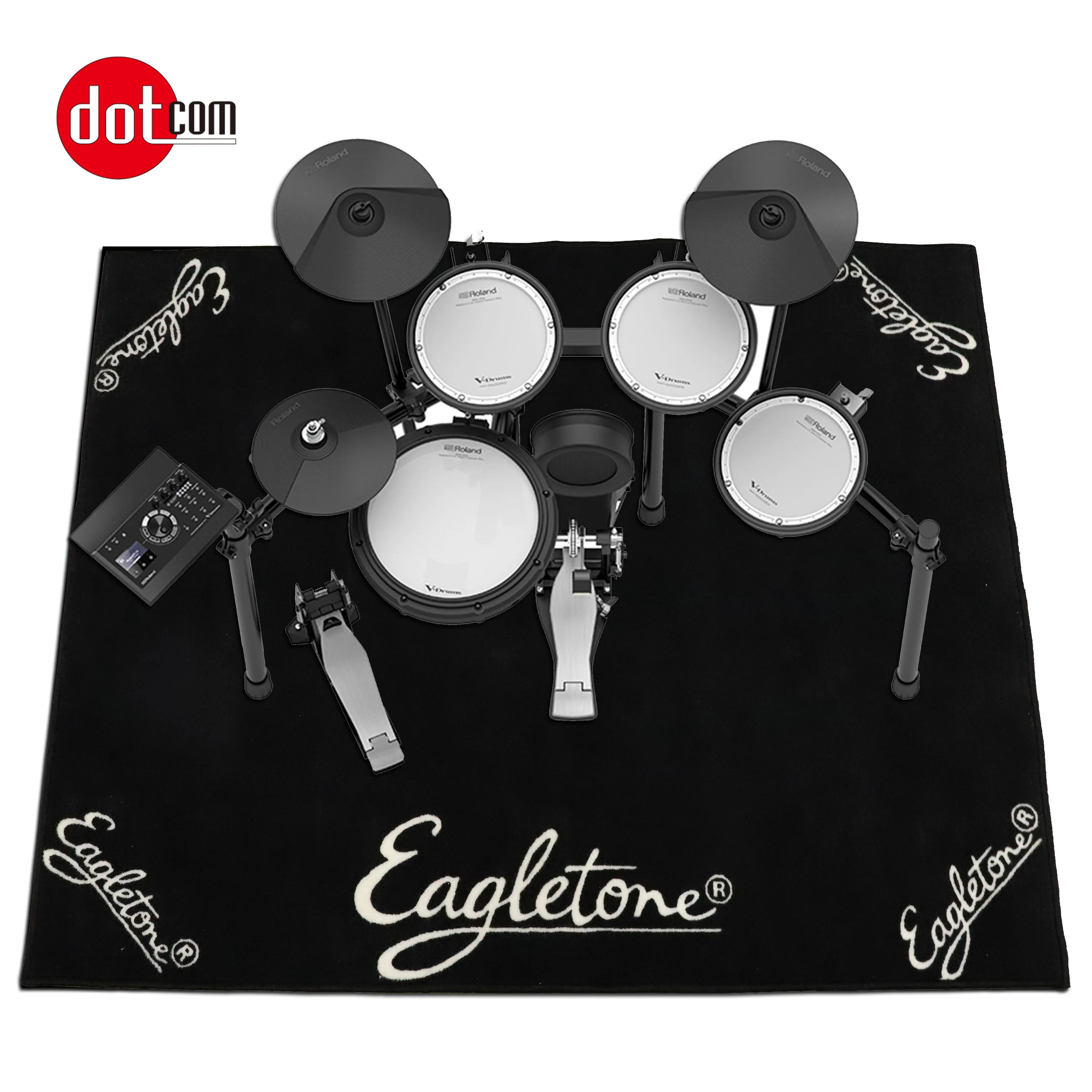 Wholesale Logo Carpet Non-slip Mat Custom Drum Rugs