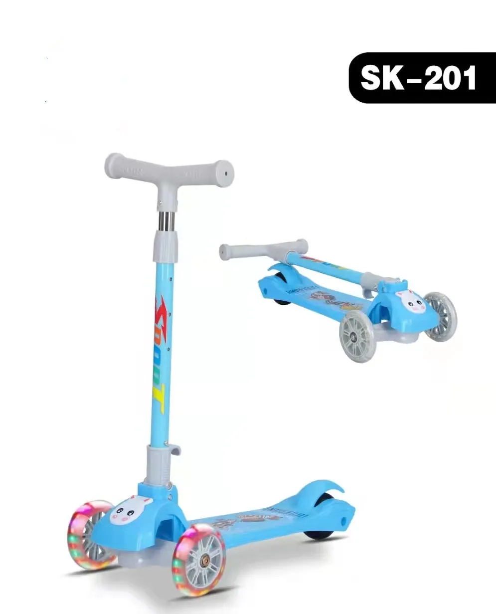 High Quality new plastic cheap push kids scooter child kick Three wheel kids toys scooter with light