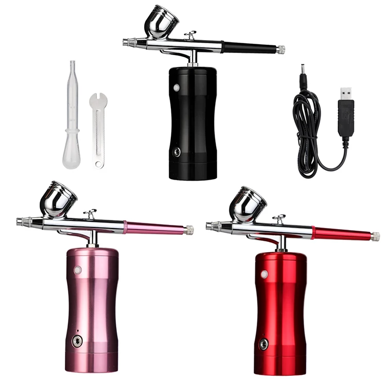 Cheap Price Mini Battery Beauty Painting Sprayer Gun Stenciler Cake Airbrush Kit makeup and cosmetic in SPA