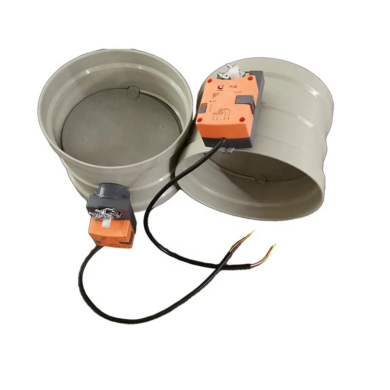 
Air duct controller motorized volume control damper 