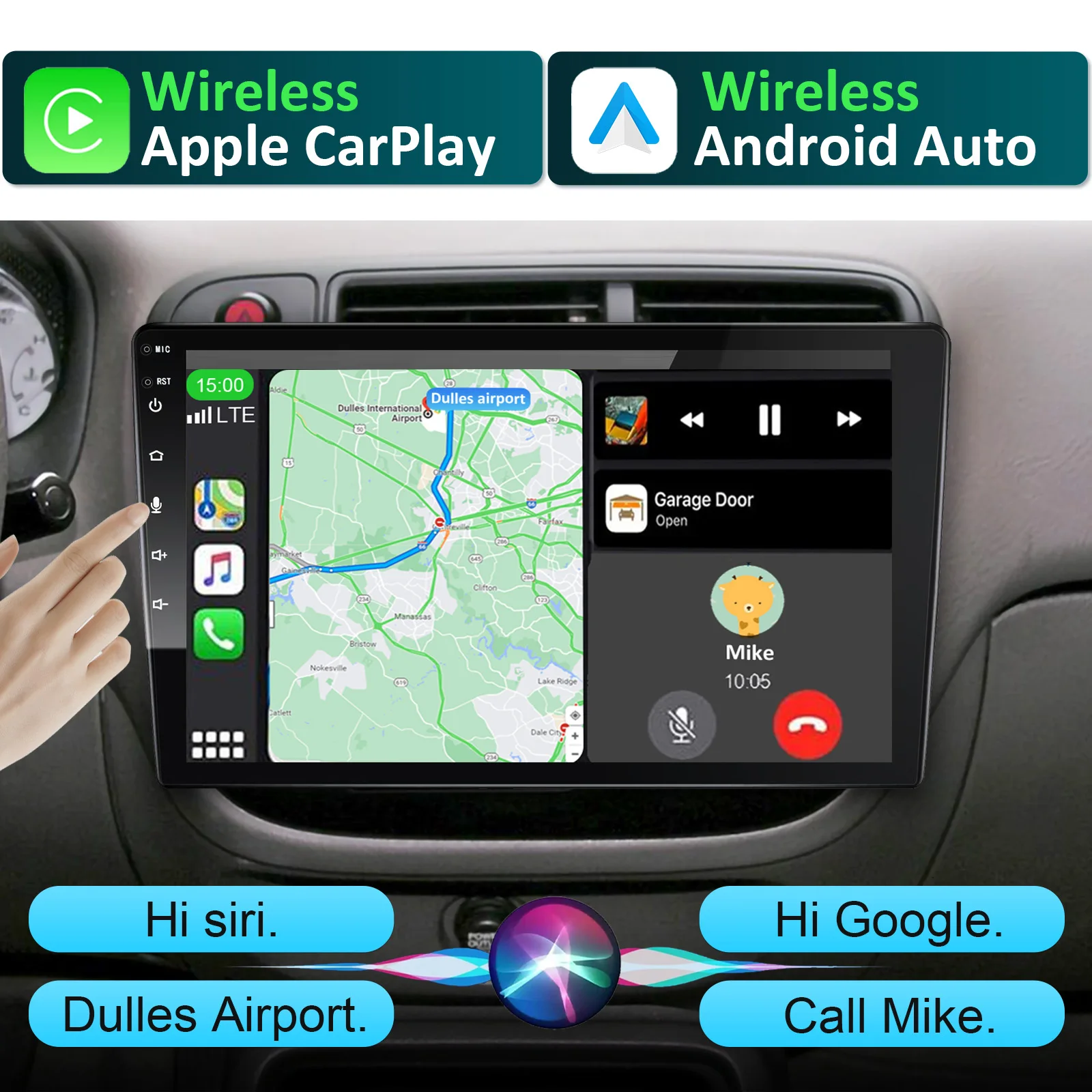 Цена от производителя 9-дюймовая система Mp5 10 дюймов 2 Din Android Carplay автомобильное радио стерео аудио DVD плеер