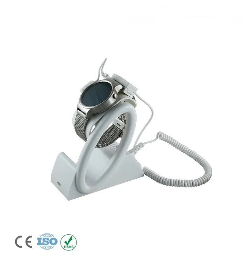 
 Защитная подставка с тревожной Анти-кражи Дисплей вахты держатель оптовая продажа с фабрики магазинный демонстрационный безопасности подставка держатель из нержавеющей стали с сигнализация  