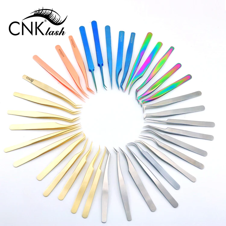 All Types Eyelashes Tweezers Laah Eyelash Extension Curve Lash Eyelashtweezer Las Extention Tweezers