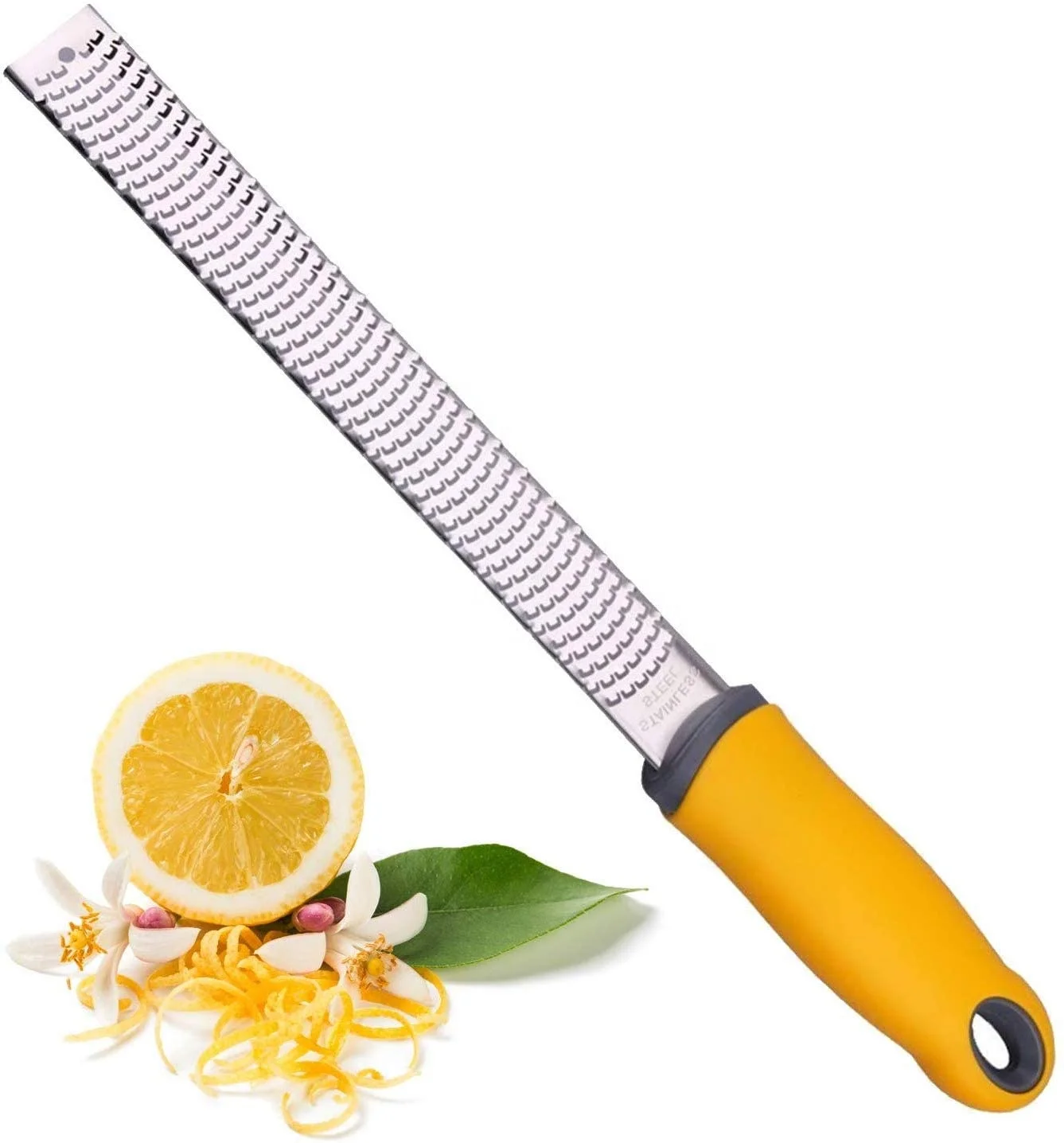 Терка для сыра, из нержавеющей стали, с защитной крышкой и щеткой для чистки, подходит для посудомоечной машины