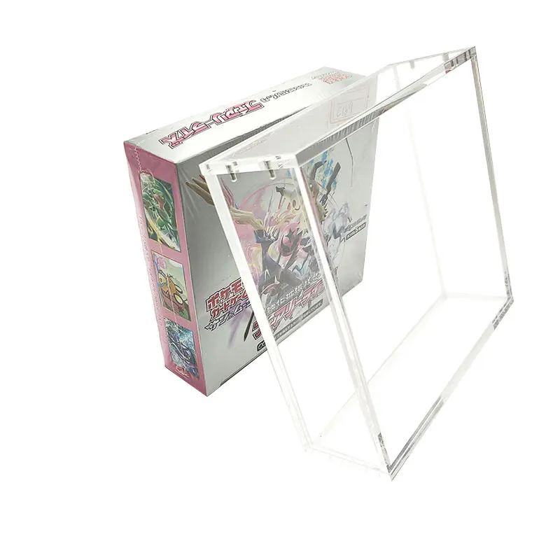 Wholesale Japanese booster box uv ioresistant custom acrylic plexiglass booster box case for Japanese booster box