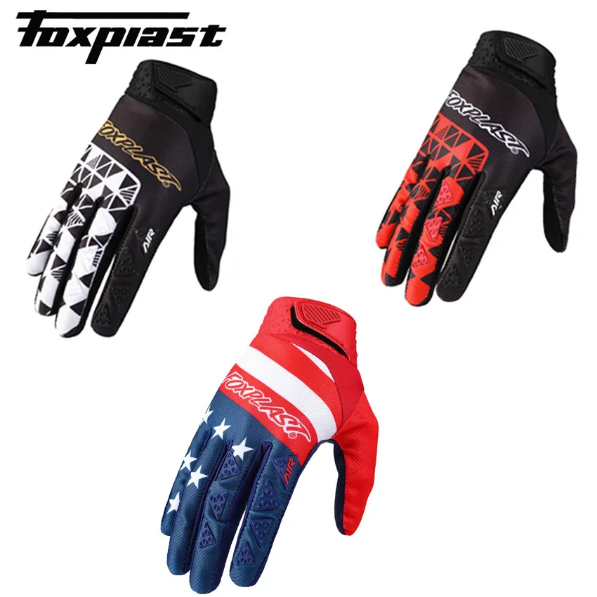 203 new Summer Microfiber Plam Mountain Bike Bicycle Downhill XC Cycling Motocross Sports Gloves Full Finger BMX DH MTB Gloves