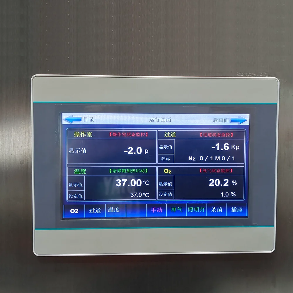 laboratory anaerobic station chamber gas system