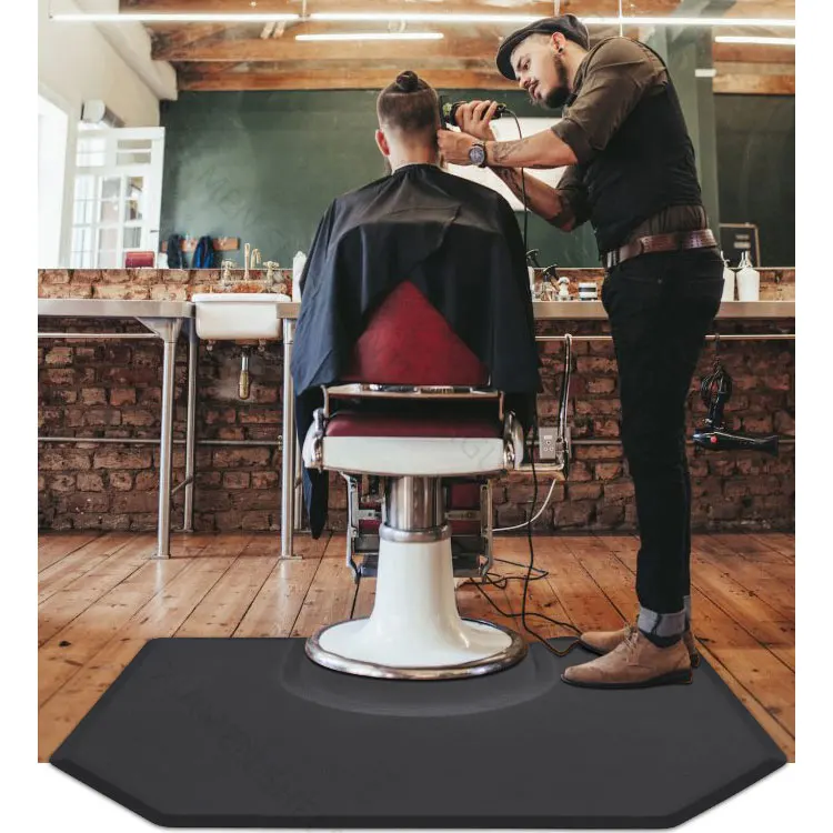Sheepmats Waterproof Anti Fatigue Comfortable Beauty Hair Barber Salon Chair PU Floor Mat,salon Stylist Antifatigue Floor Mat