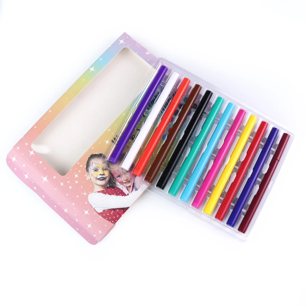 GP Bright color skin safe cosmetic grade Temporary Tattoo Markers for Skin