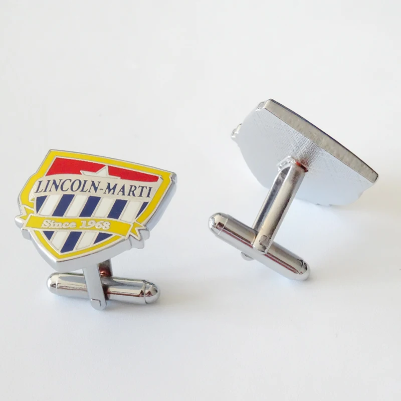 Wholesale Custom Fashion Metal Gold Silver Luxury Fancy Men Cufflinks