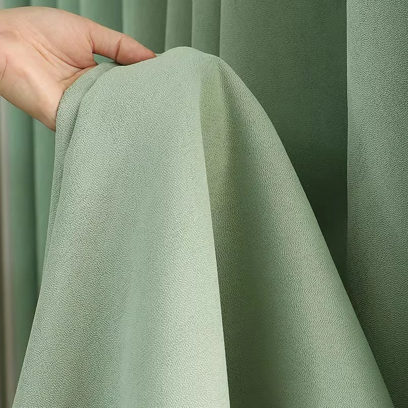 Classic Solid High Shading Blackout Polyester Window Curtains Hotel Home Bedroom Curtains for the Living room