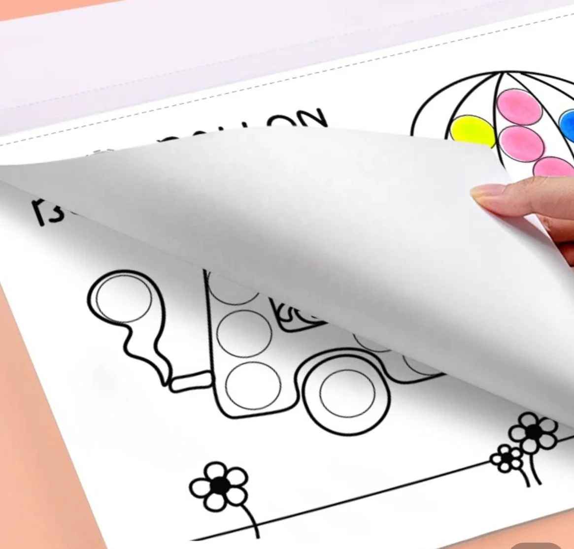 Educational Toys for Kids Children Bingo Pen Painting Toys Book Picture Story Books for Kids Drawing