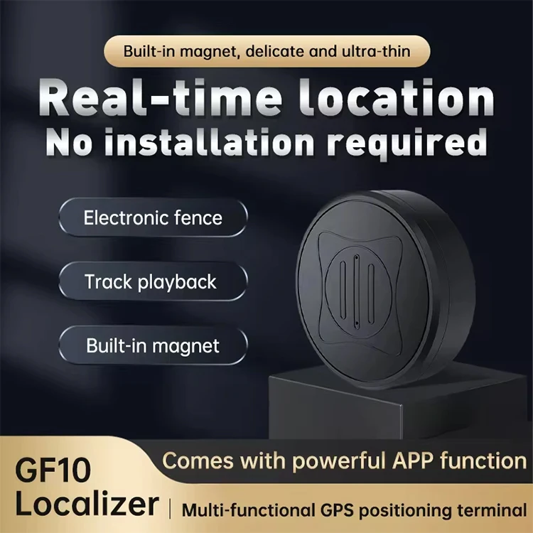 Gf10 Mini Gps Tracker 2G Sim Card Real-Time Positioning Remote Control Voice Recording Anti-Lost For Kid Elderly