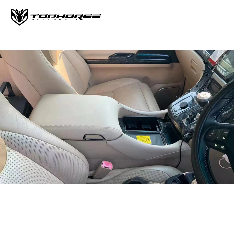 Multifunctional armrest box for alphard /vellfire 20 &30 series storage box with refrigerator