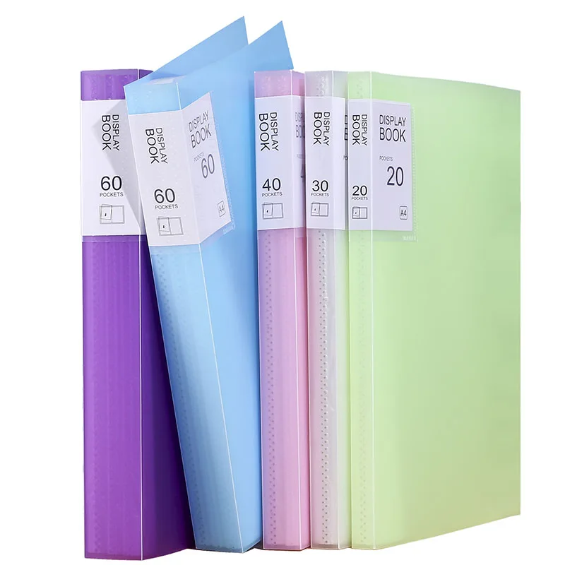 A4 PP Reference Book for Student Certificate Test Paper Storage Collection