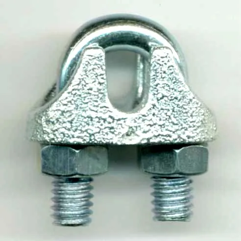 Cast iron wire rope clamp cable clamp
