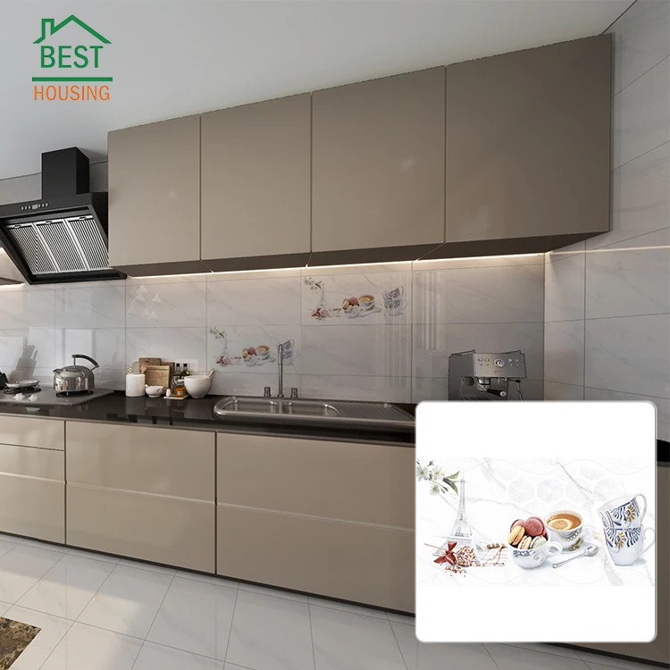 
Bathroom polish porcelain wall tile luxury art carrara white ceramic tile for kitchen 