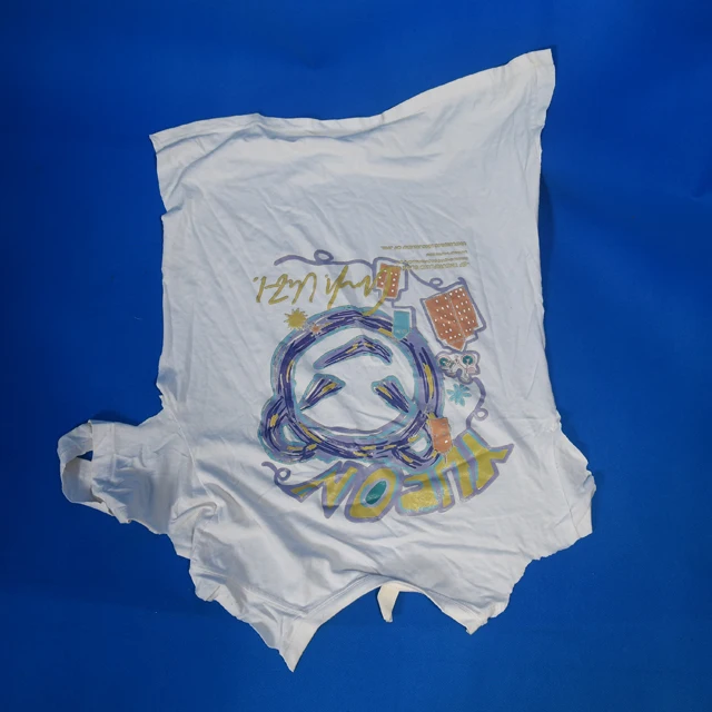 Хлопковая футболка ткань с принтом