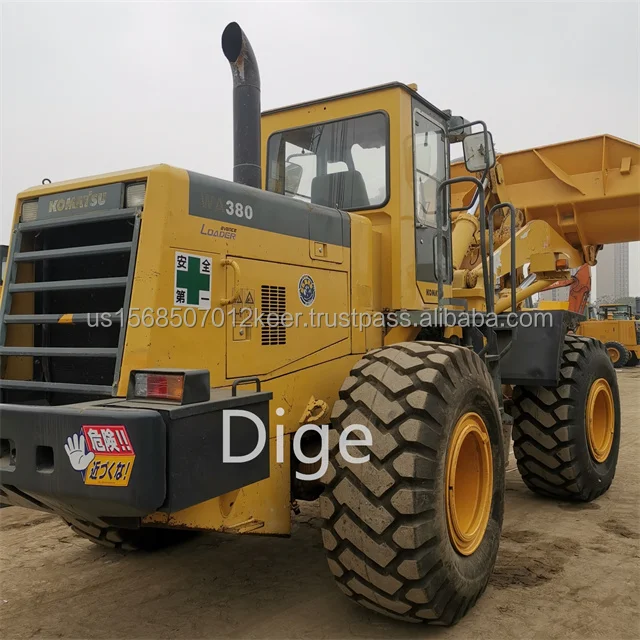 Подержанные японские WA380-6 колесный погрузчик Komatsu погрузчики для продажи