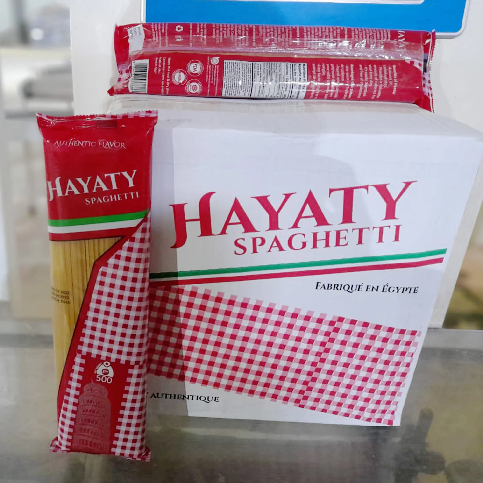 Manufacturer from Africa Spaghetti Pasta 500 g Free Samples Hayaty Brand Private Label with ISO & Halal